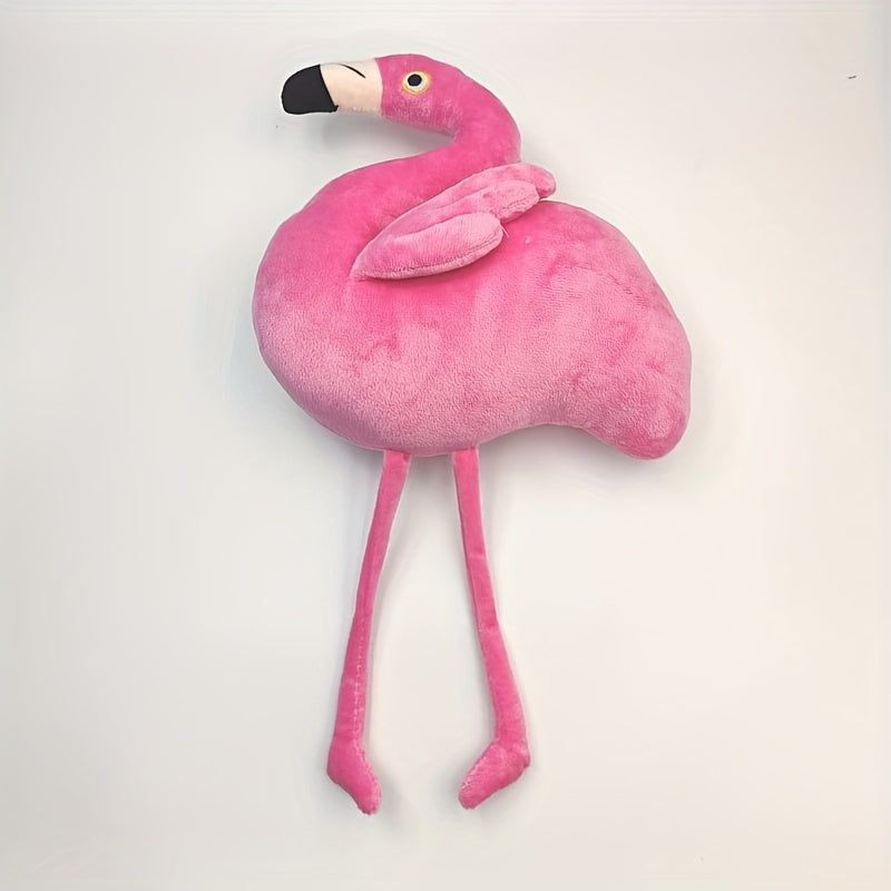 Pink Flamingo Plush Toy Soft Fluffy Stuffed Animal Perfect for Birthdays & Decor