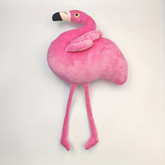Pink Flamingo Plush Toy Soft Fluffy Stuffed Animal Perfect for Birthdays & Decor
