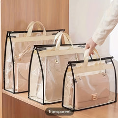 Transparent Storage Handbag Dustproof & Moistureproof Bag Organizer