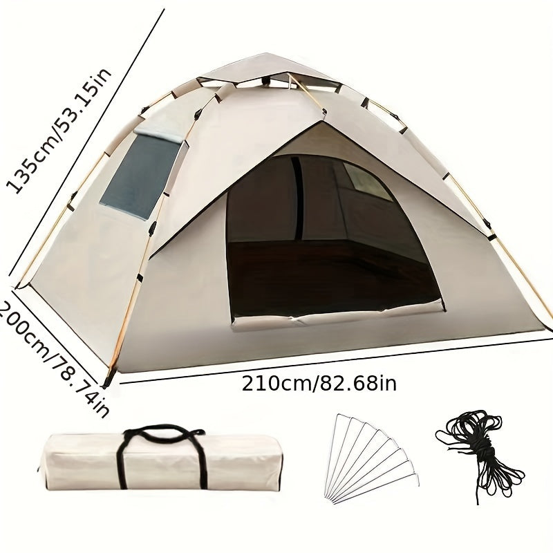Portable Fully Automatic Camping Tent Folding Thickened Rainproof