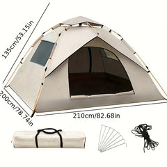Portable Fully Automatic Camping Tent Folding Thickened Rainproof