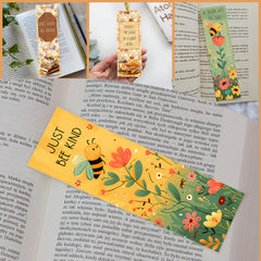 24pcs Bee Bookmarks UV DTF Pack DIY Blank Bookmarks