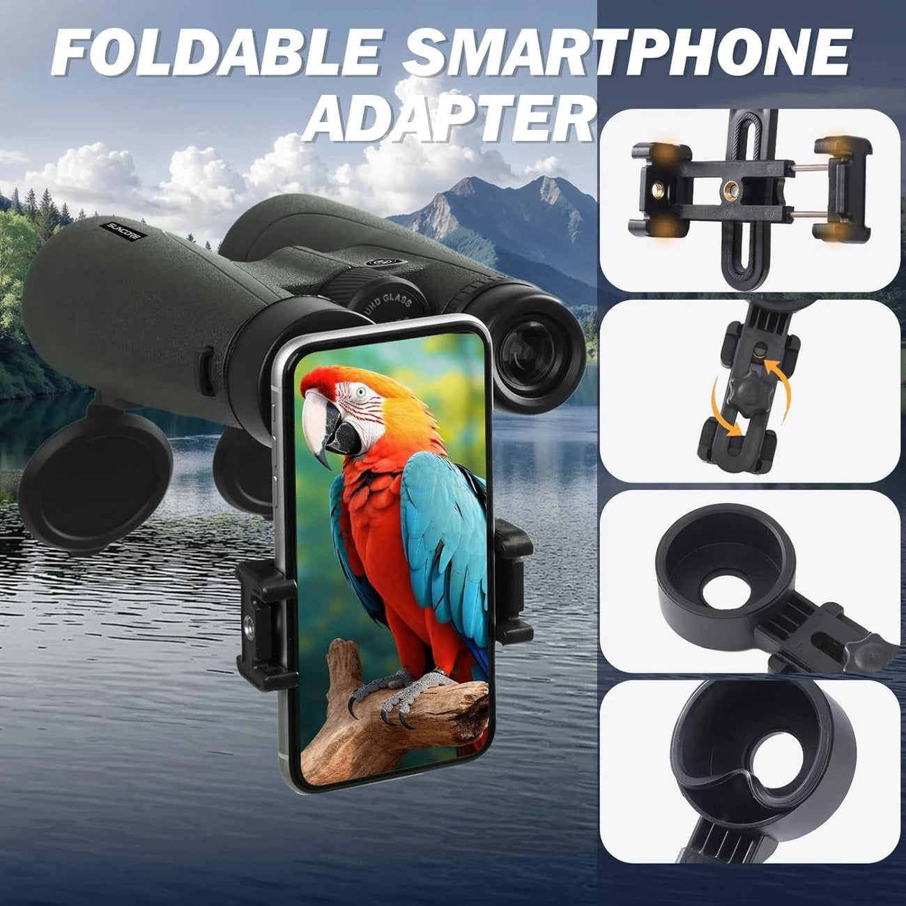 10x42 High Power Binoculars with 50mm Lens