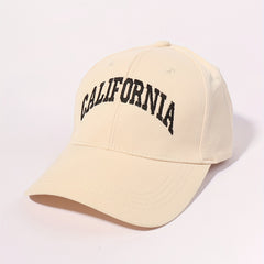 CALIFORNIA Pink Embroidery Baseball Cap Lightweight Adjustable