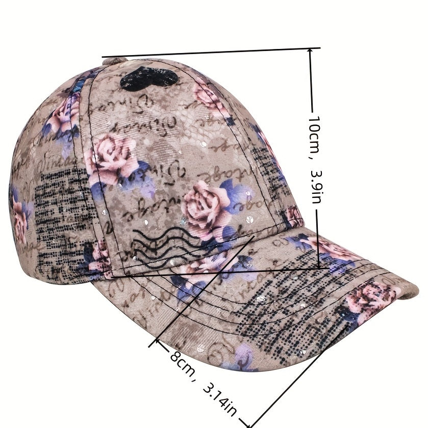 Graffiti Baseball Cap Outdoor Sun Hat for Men/Women