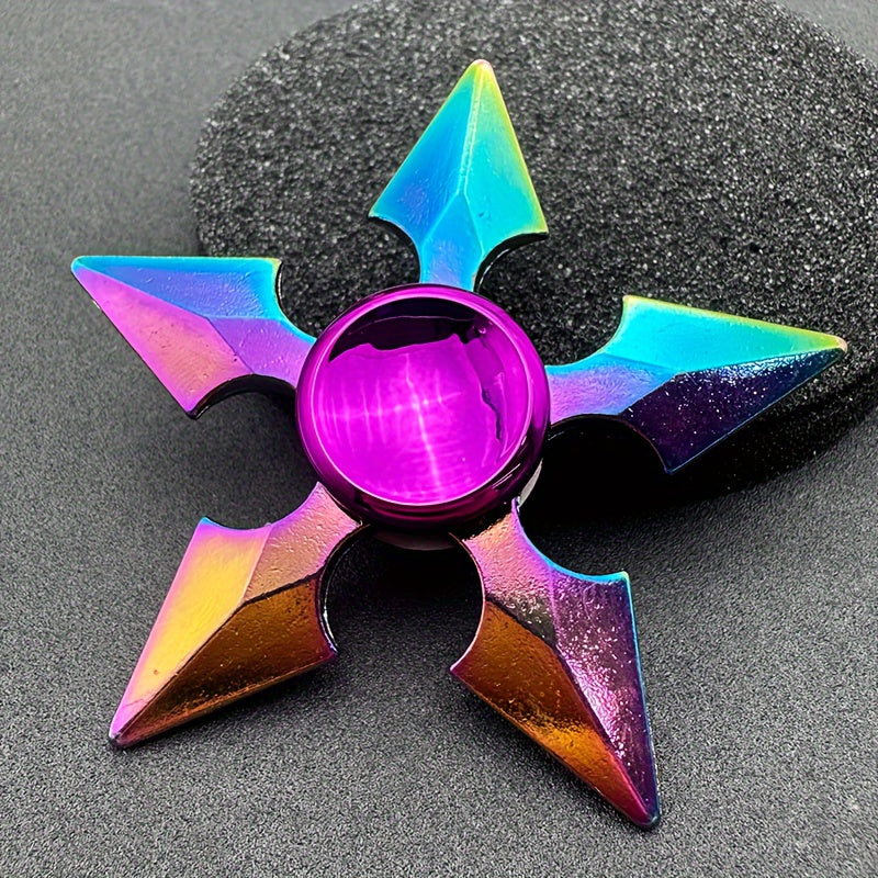 Colorful Zinc Alloy Fidget Spinner Durable Portable Hand Gyroscope