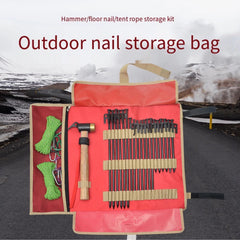 Portable Camping Nail Storage Bag - Keep Tent Secure