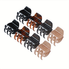 8pcs Mini Shark Claw Braid Hair Clip Women Hair Accessories