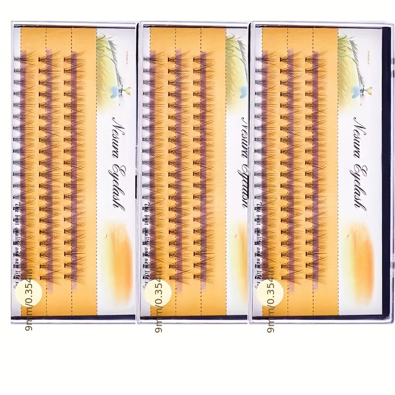 False Eyelashes Grafting Natural Thick Single Cluster Planting