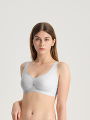 Breathable Mesh Wireless Bra, Seamless Everyday Lingerie
