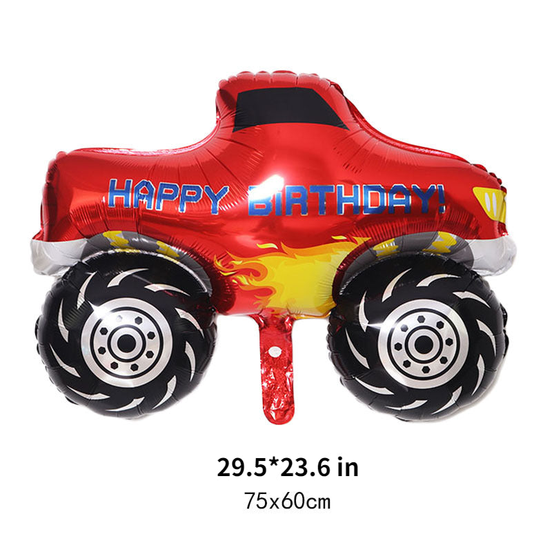 Cartoon Balloon Car for Happy Birthday Party