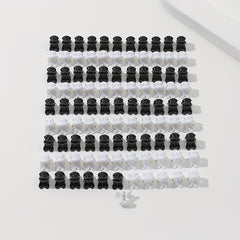 100pcs Mini Rabbit Head Hair Claw Hair Clip Accessories