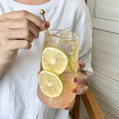 500ml Glass Water Cup for Outdoor Fitness Camping