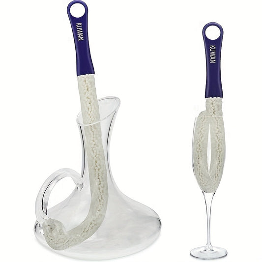 Flexible Wine Decanter Brush for Red Wine Glasses