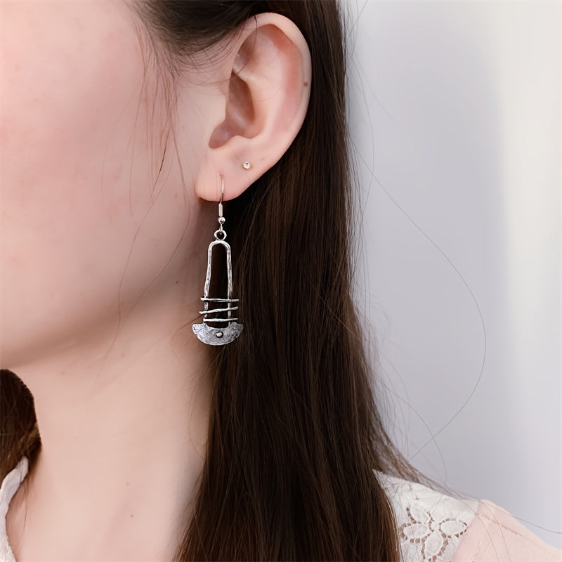 Boho Geometric Pendant Earrings Charm Jewelry