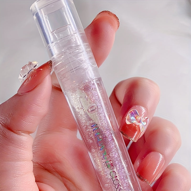 Honey Hydrating Lip Gloss with Glitter for Women - Gift and Lip Protection