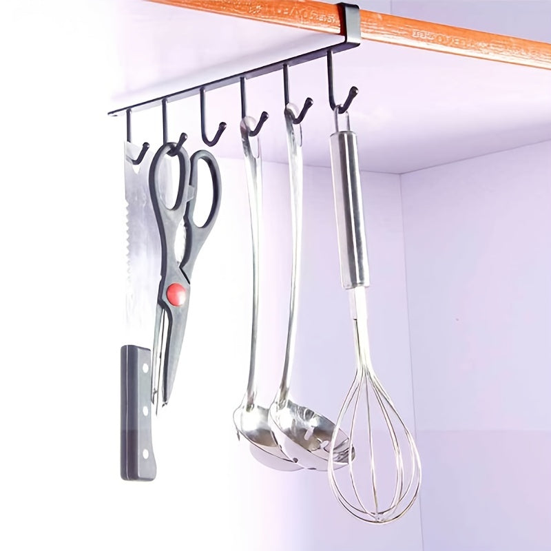 Multifunctional Kitchen Hook Under Cabinet Hanging Rack Storage Hook