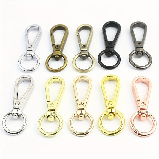 10PCS 13mm Metal Lobster Clasp Swivel Snap Hooks DIY Jewelry Accessories