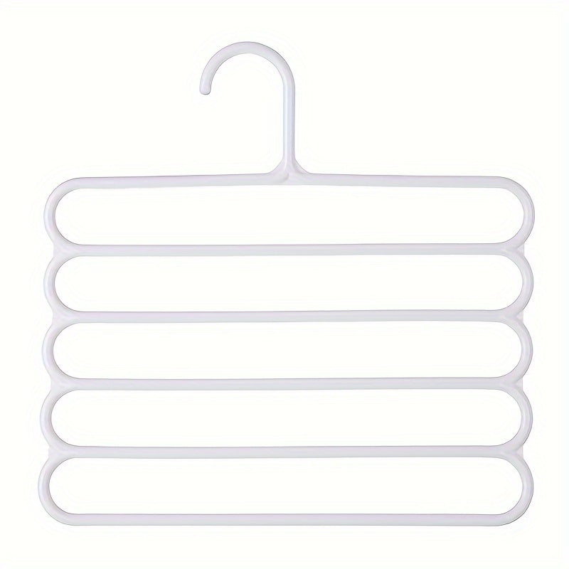 5-Layer Non-Slip Clothes Hanger Pants Storage Rack