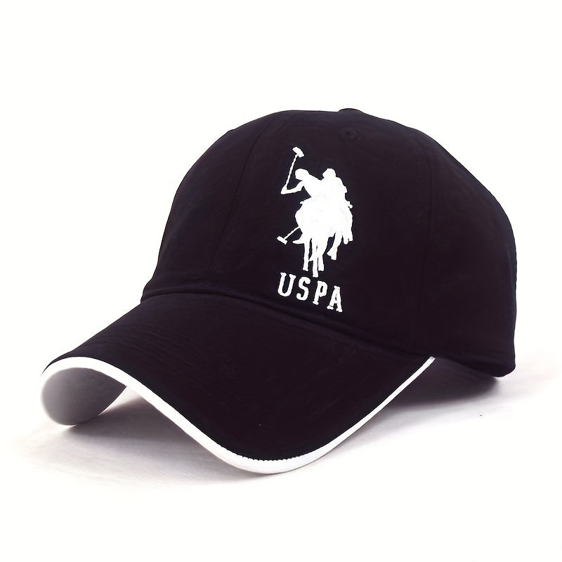 Embroidered Baseball Cap Sun Protection Adjustable Sports Hat for Men and Women