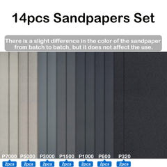 Resin Casting Polishing Kit Sandpaper File Polishing Tools Set