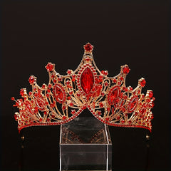 Rhinestone Crown Tiara Bridal High Sense Wedding Photography