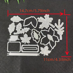 Christmas Metal Cutting Dies And Stamp for Scrapbooking Paper Craft