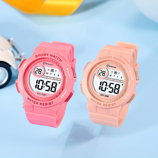 Electronic Watch Night Glow alarm Clock calendar stopwatch Functional