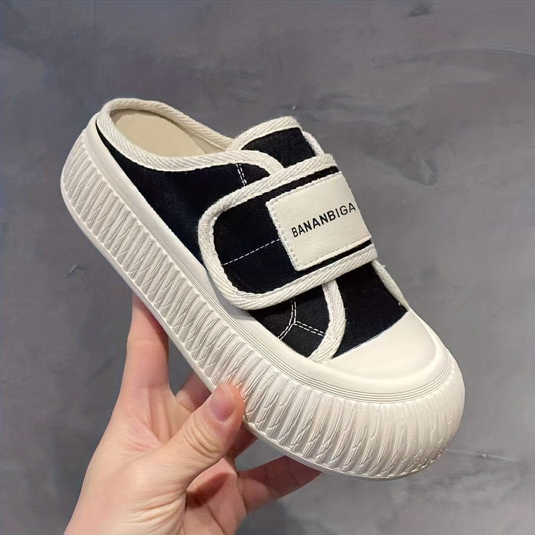 Women's Slip-On Platform Mule Sneakers