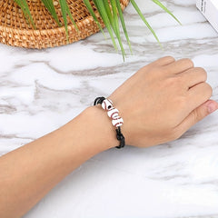 16 Pcs Baseball Bracelets Adjustable Inspirational Sport Theme Charm Bracelets