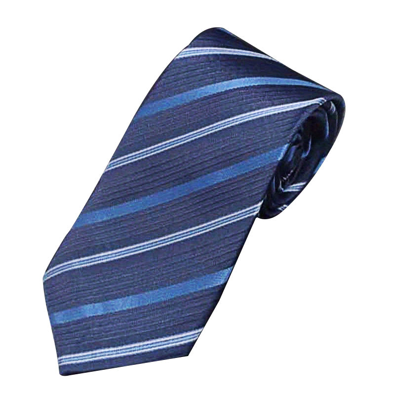 Men's Business Necktie Professional Dress Striped Jacquard Silk