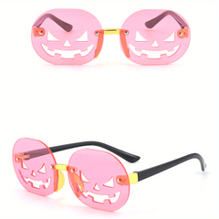 Halloween Pumpkin Frameless Sunglasses UV Protection