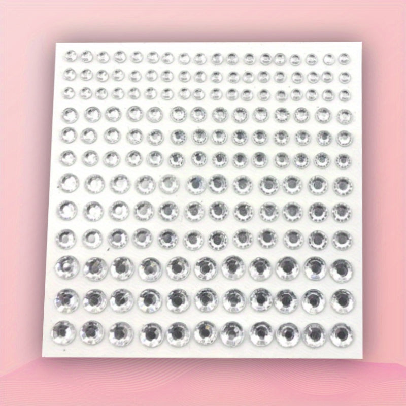 Self Adhesive Rhinestone Stickers DIY Gems Makeup Carnival