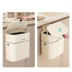 Large Capacity Wall Mounted Trash Can Convenient Household Wastebasket