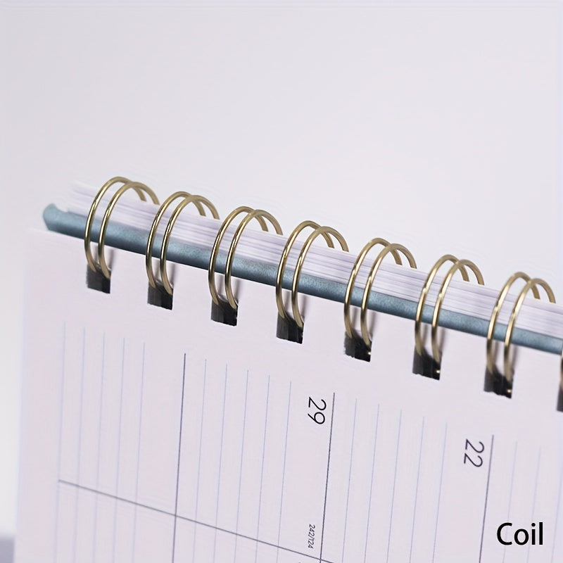A5 PU Weekly Planner Schedule Notebook Coil Diary