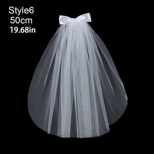 Bridal Veil Tulle Bachelorette Party Lace Wedding Veil With Comb