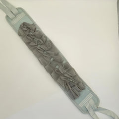 Exfoliating Back Scrubber Double Sided Cloth Strap Long Handle Back Washer