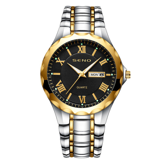 Men's Classic Pointer Scale Quartz Watch