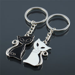 Couple Cat Keychains for Creative Decoration - 1 Pair