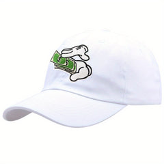 Euramerican Embroidered Money Cap Men's Women's Sun Hat