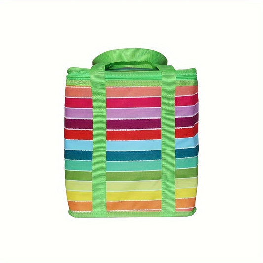 Portable Insulated Lunch Bag Waterproof Aluminum Foil Thickened Cooler Bag