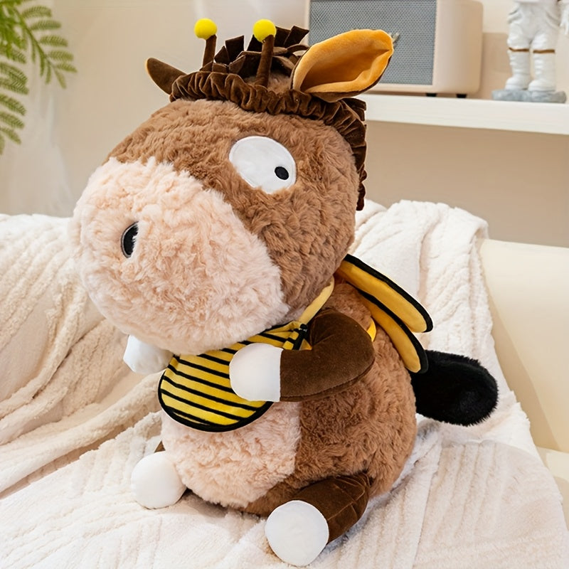 Bee Costume Plush Donkey Toy Festive Gift for Kids