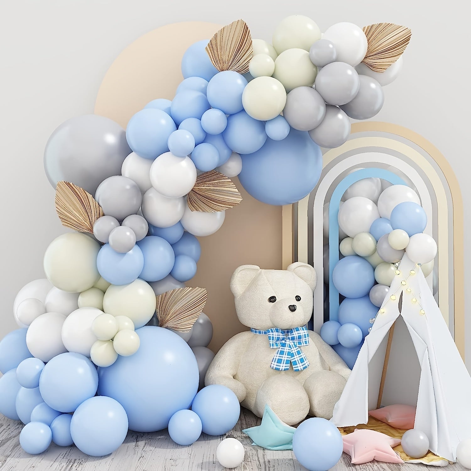 100pcs Balloon Garland Arch Kit Macaron And Ivory Latex Balloons