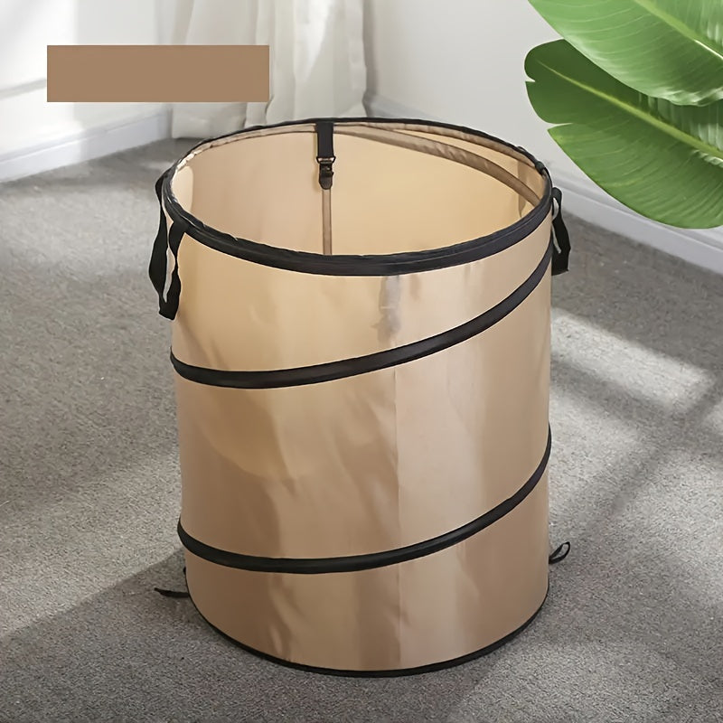 Outdoor Camping Foldable Trash Can Portable Picnic Dust Bin Garbage Bag