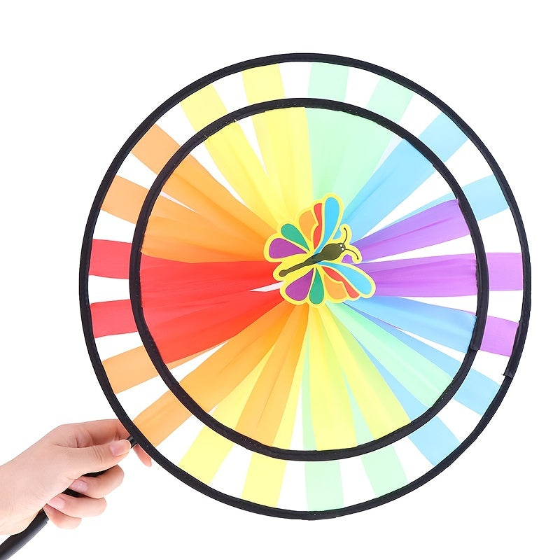 Kids Outdoor Pinwheel Toy, Wind Spinner for Children, Assorted Colors