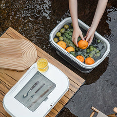 2 in 1 Folding Multifunctional Basket for Outdoor Camping