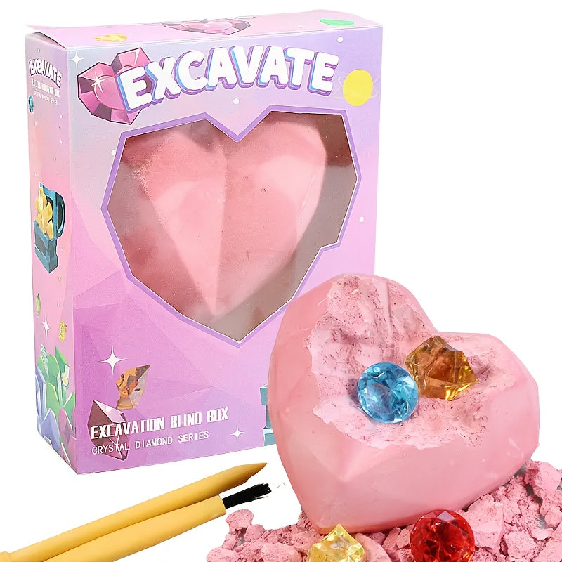 DIY Gem Digging Kit Educational Craft Toys for Boys And Girls