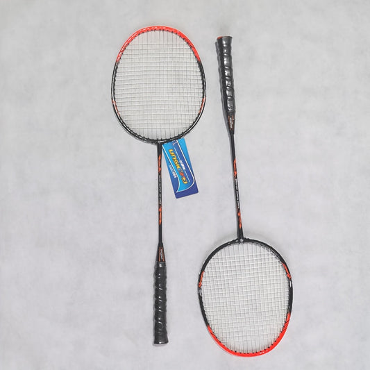 Iron Alloy Badminton Racket + 3-Layer Oxford Bag