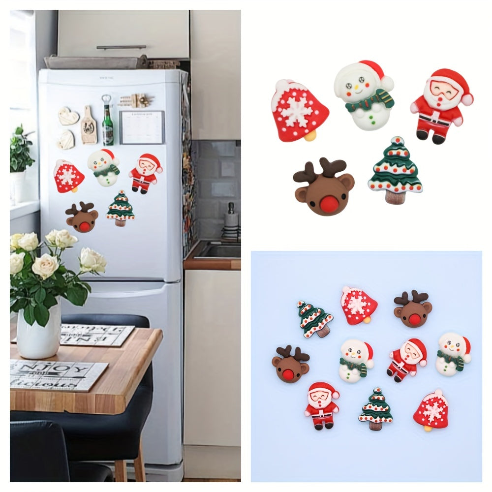 1pc Christmas Fridge Magnets Decorative Kitchen Office Personalized Magnet