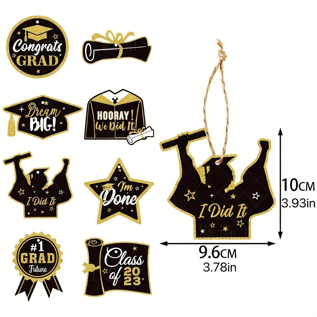 8PCS Graduation Party Decoration Pendant Set